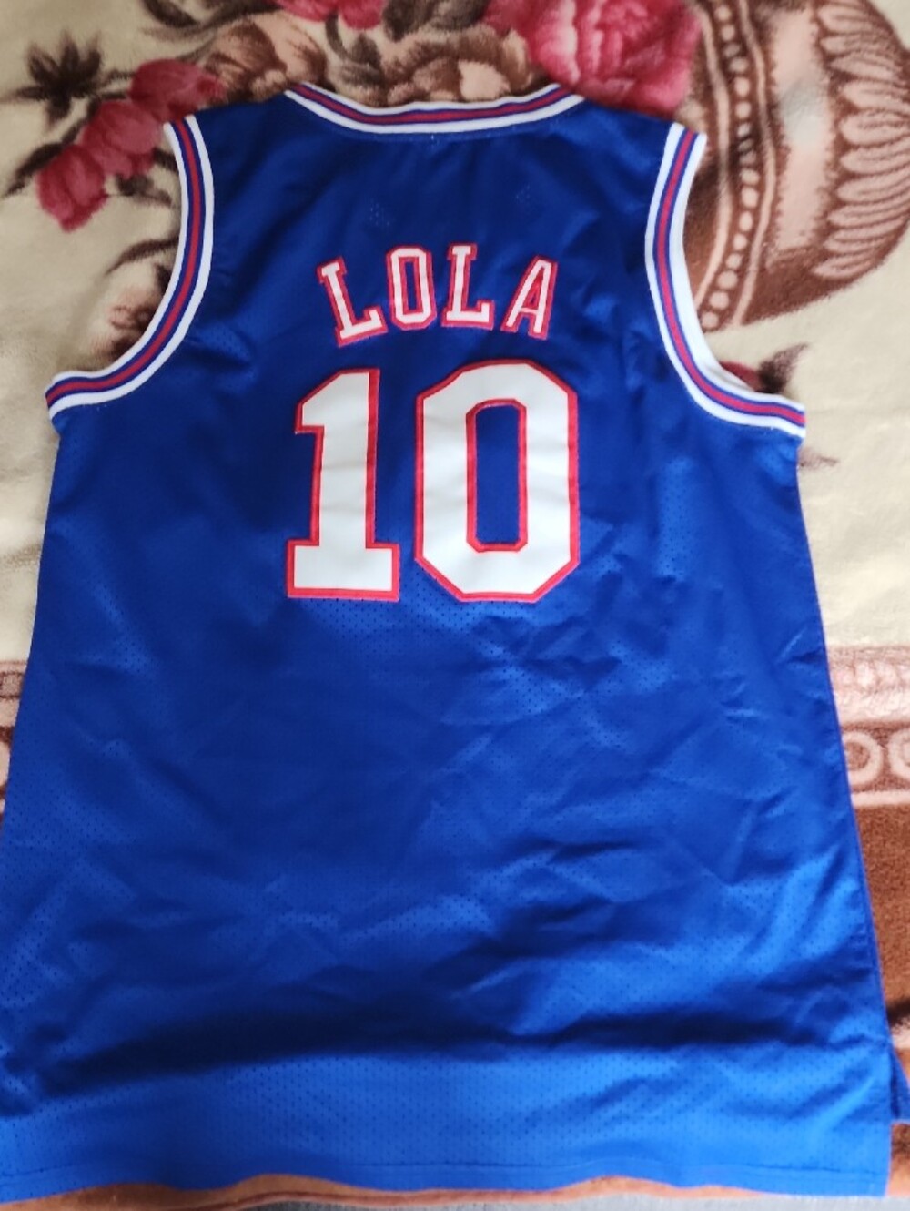 Tune Squad Blue Basketball Jersey - Picture 2 of 2
